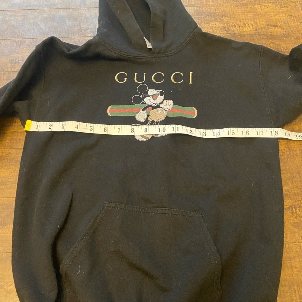 Black Hoodie with Mickey Mouse Design - Picture 4 of 7